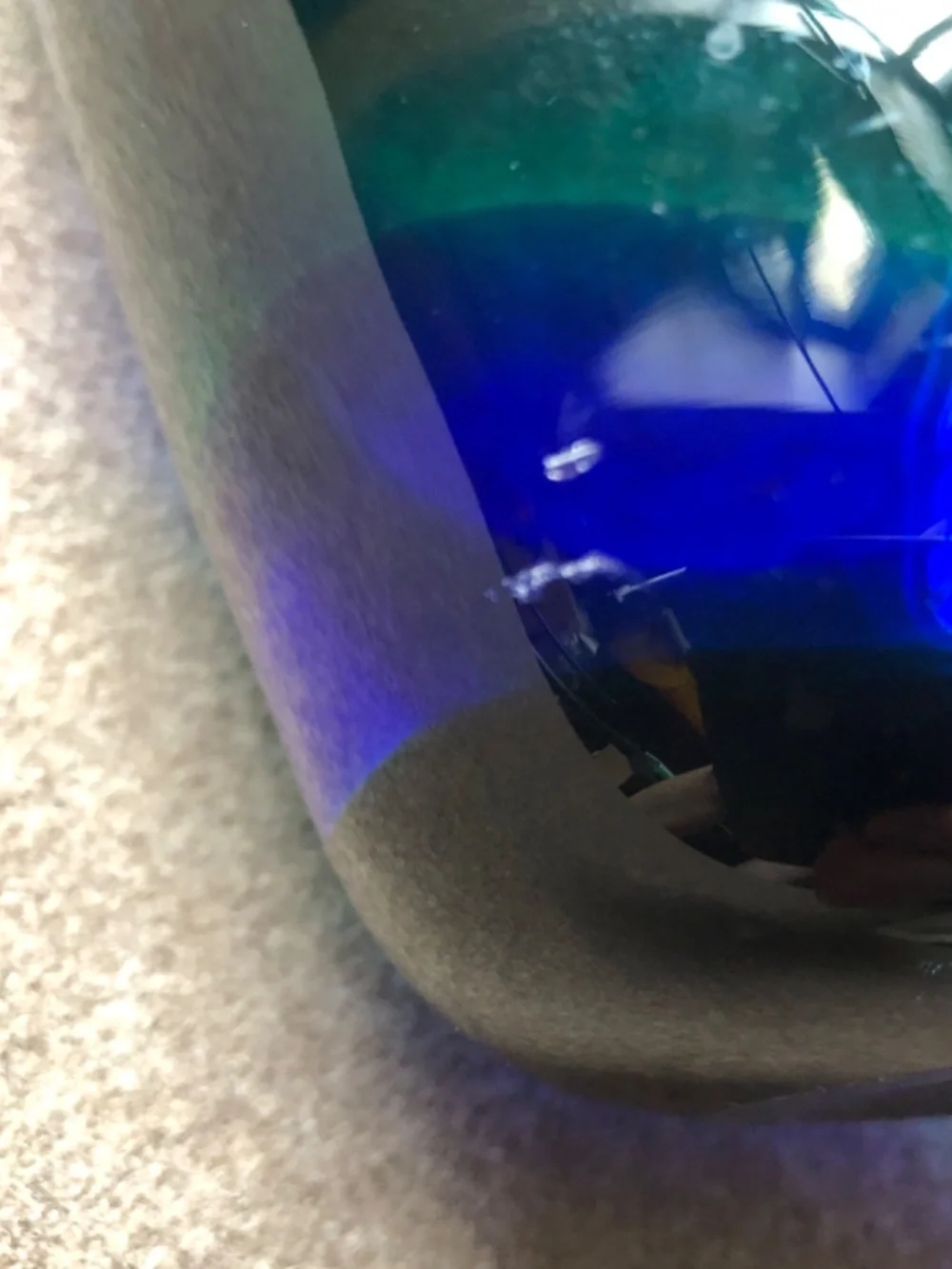 Mid-century c.1955 glass vase by Floris Meyrdam for Leerdam, Netherlands. SIGNED